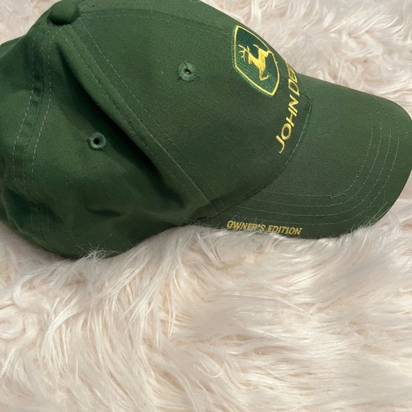 John Deere Owners Edition Baseball Cap Truckers Hat Green Adjustable One Size - Picture 2 of 5